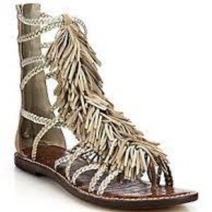 Sam Edelman Gisela Fringe Gladiator Sandals 9.5